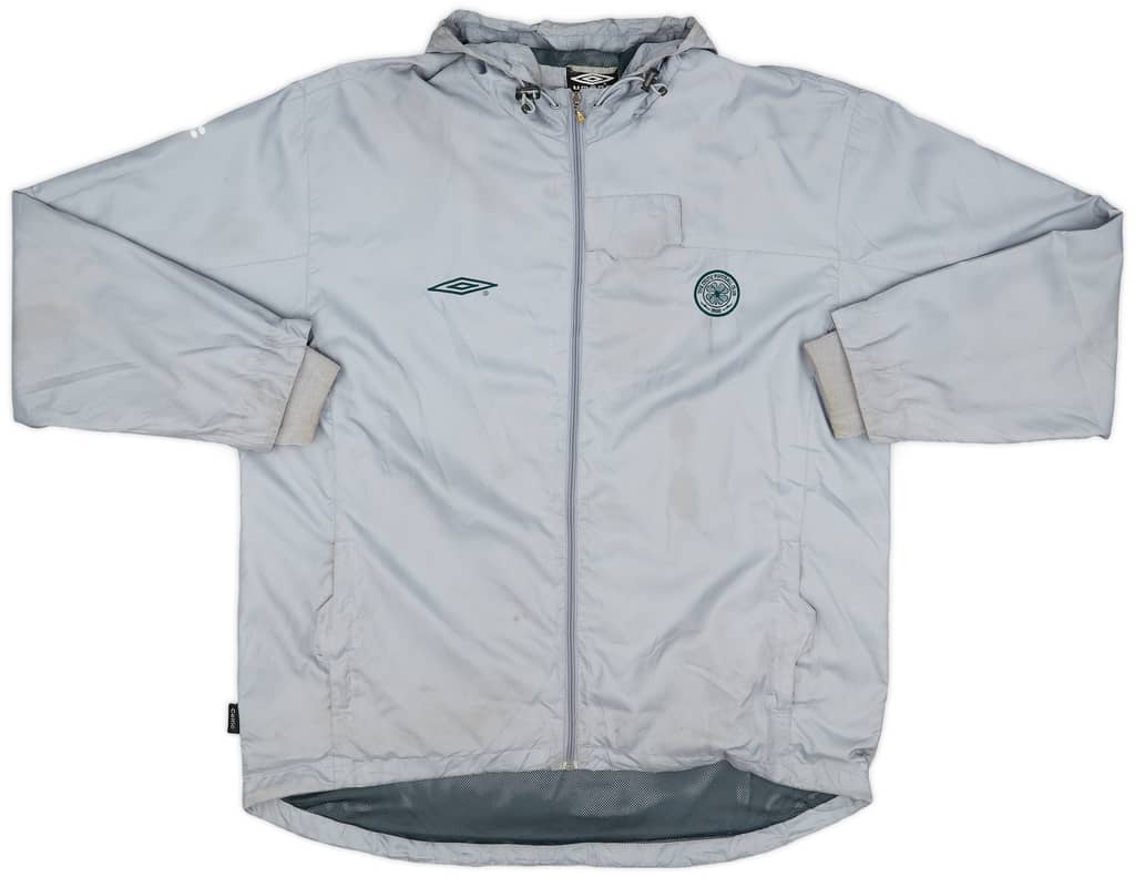 2003-04 Celtic Umbro Hooded Rain Jacket - 7/10 - (XL)