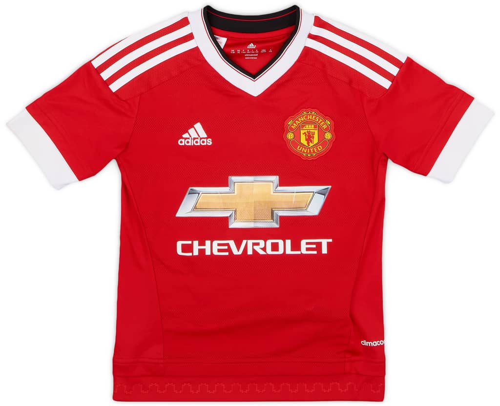 2015-16 Manchester United Home Shirt - 6/10 - (S.Boys)