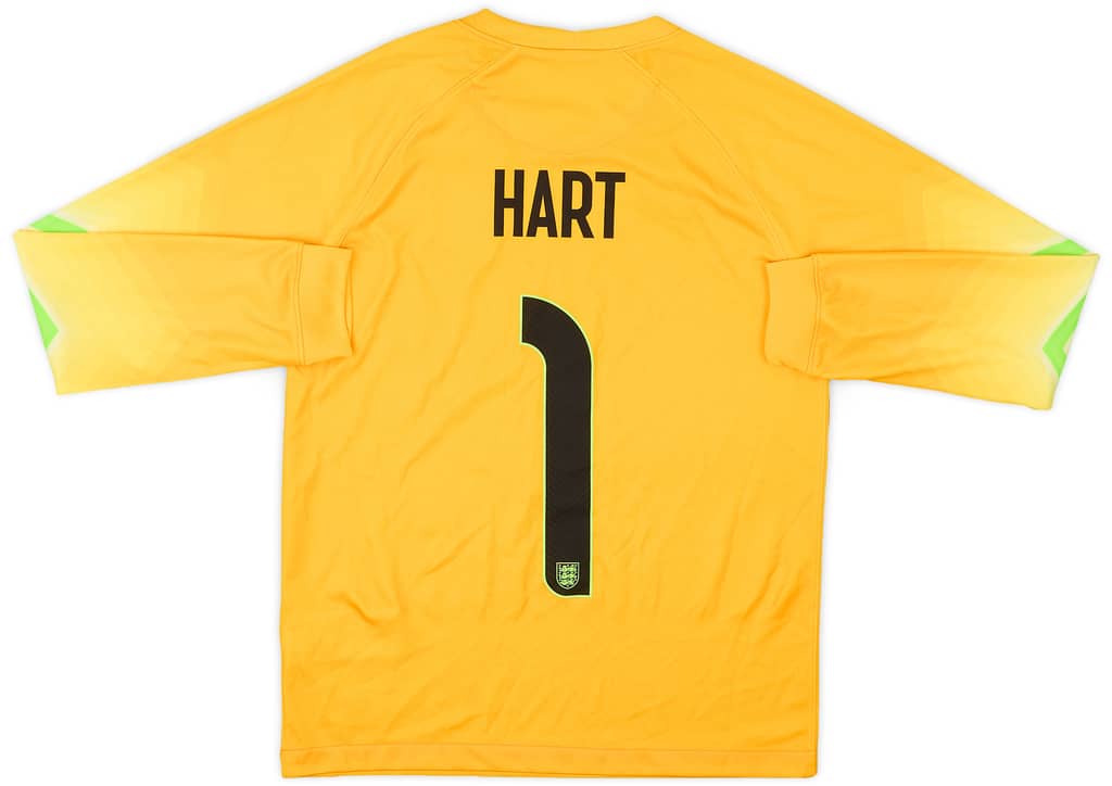 2014-15 England GK Shirt Hart #1 - 8/10 - (L.Boys)