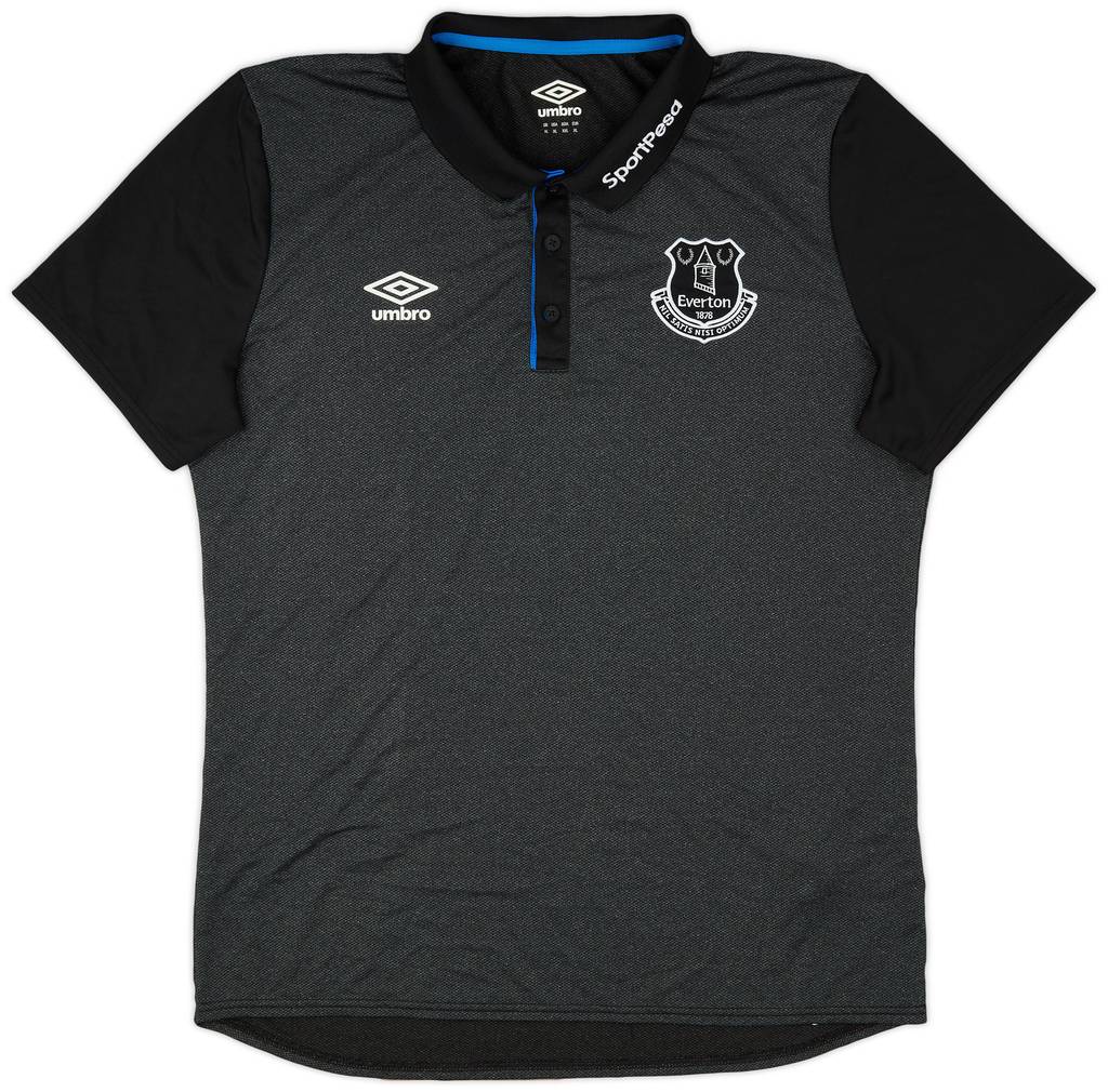 2018-19 Everton Umbro Polo Shirt - 9/10 - (XL)