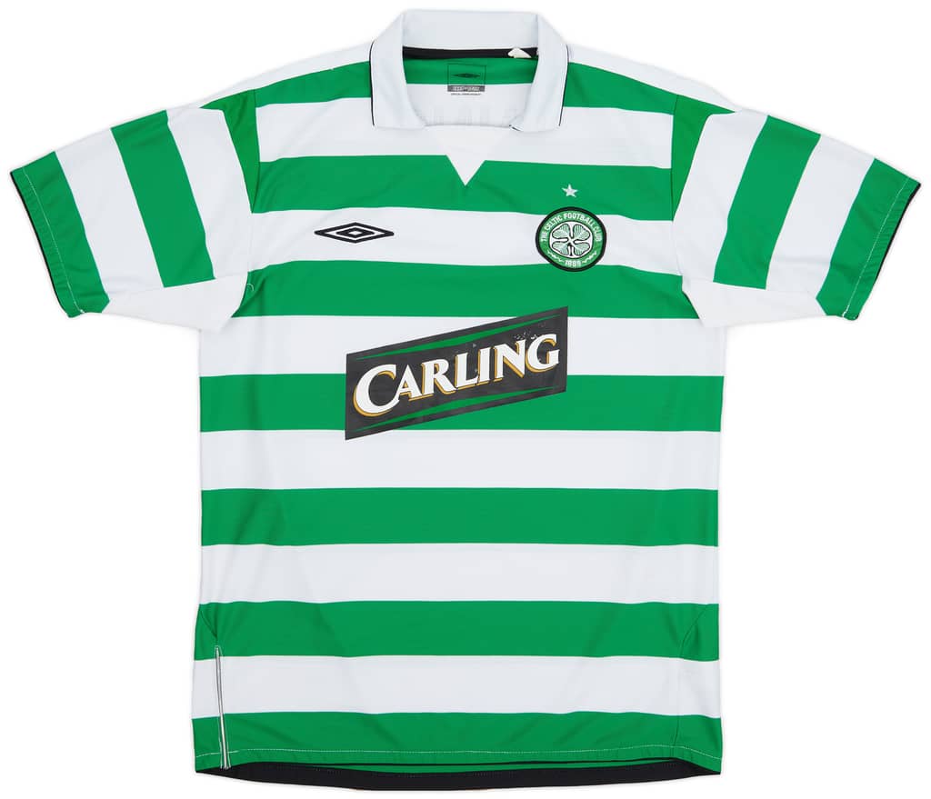 2004-05 Celtic Home Shirt Lennon #18 - 7/10 - (M)