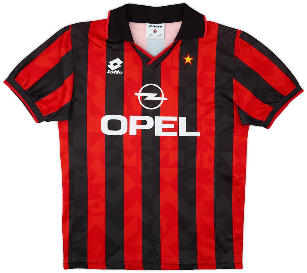 1994-95 AC Milan Home Shirt - 7/10 - (L)