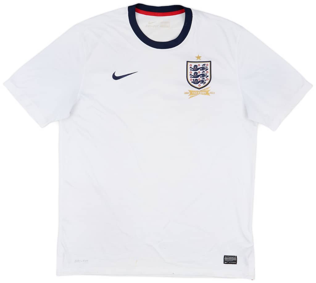 2013 England 150th Anniversary Home Shirt - 5/10 - (L)