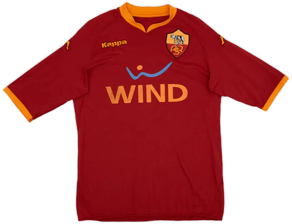 2007-08 Roma Home Shirt #7 - 5/10 - (XL)