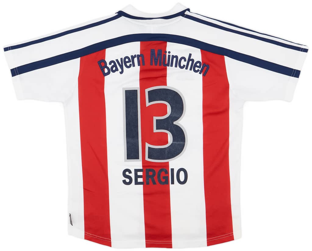 2000-01 Bayern Munich Away Shirt Sergio #13 - 7/10 - (XL.Boys)