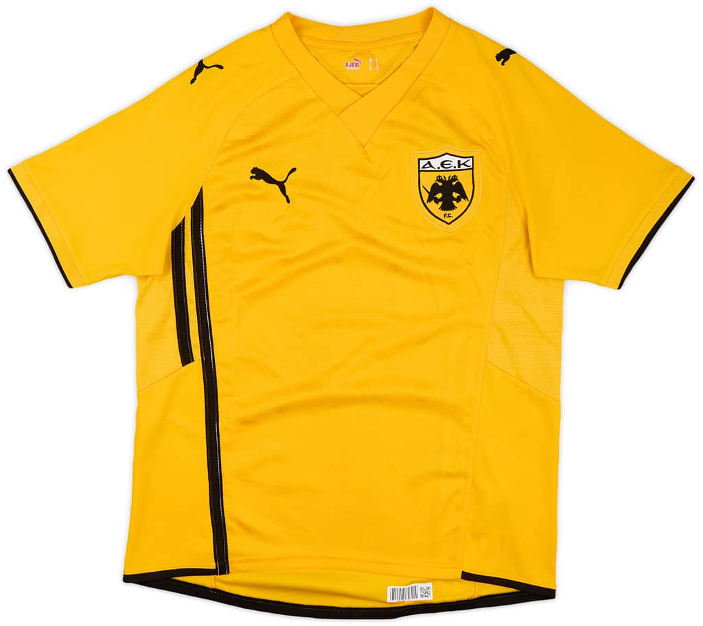 2010-11 AEK Athens Home Shirt - 8/10 - (M)