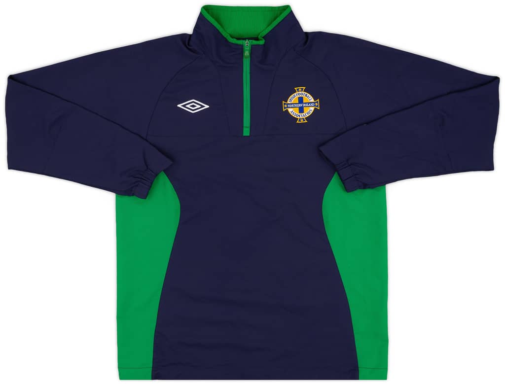 2010-12 Northern Ireland Umbro 1/4 Zip Drill Top - 8/10 - (M)