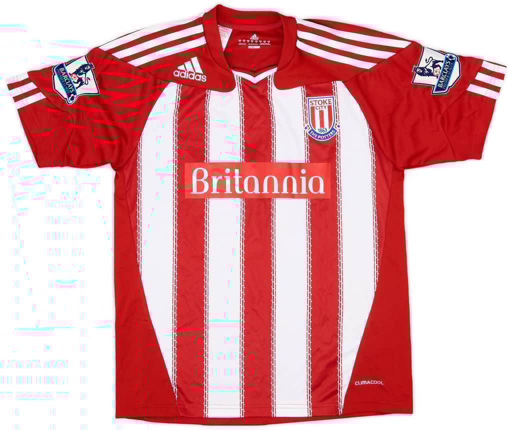 2010-11 Stoke City Home Shirt Shawcross #17 - 6/10 - (XS)