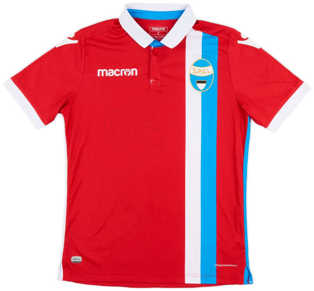 2017-18 SPAL Signed Away Shirt - 9/10 - (S)