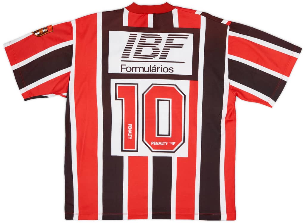 1992 Sao Paulo Away Shirt #10 - 7/10 - (L)