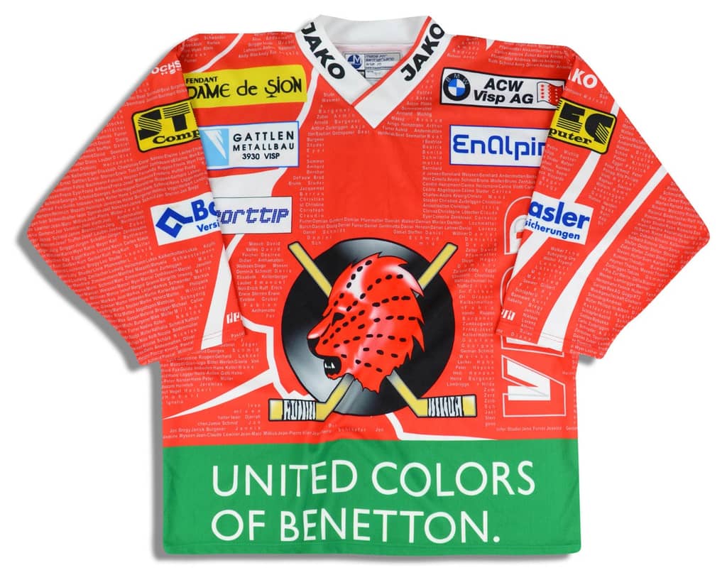 2003-04 EHC Visp Ochsner Jersey (Home) M