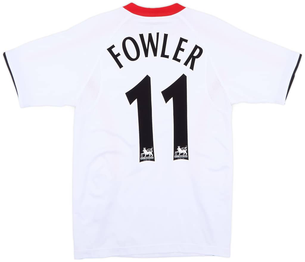 2005-06 Liverpool Away Shirt Fowler #11 - 9/10 - (XS)