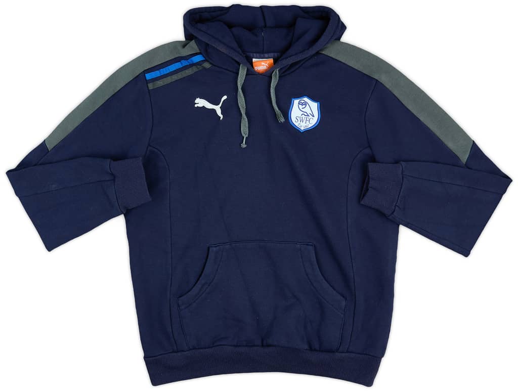 2012-13 Sheffield Wednesday Puma Hooded Sweat Top - 7/10 - (S)