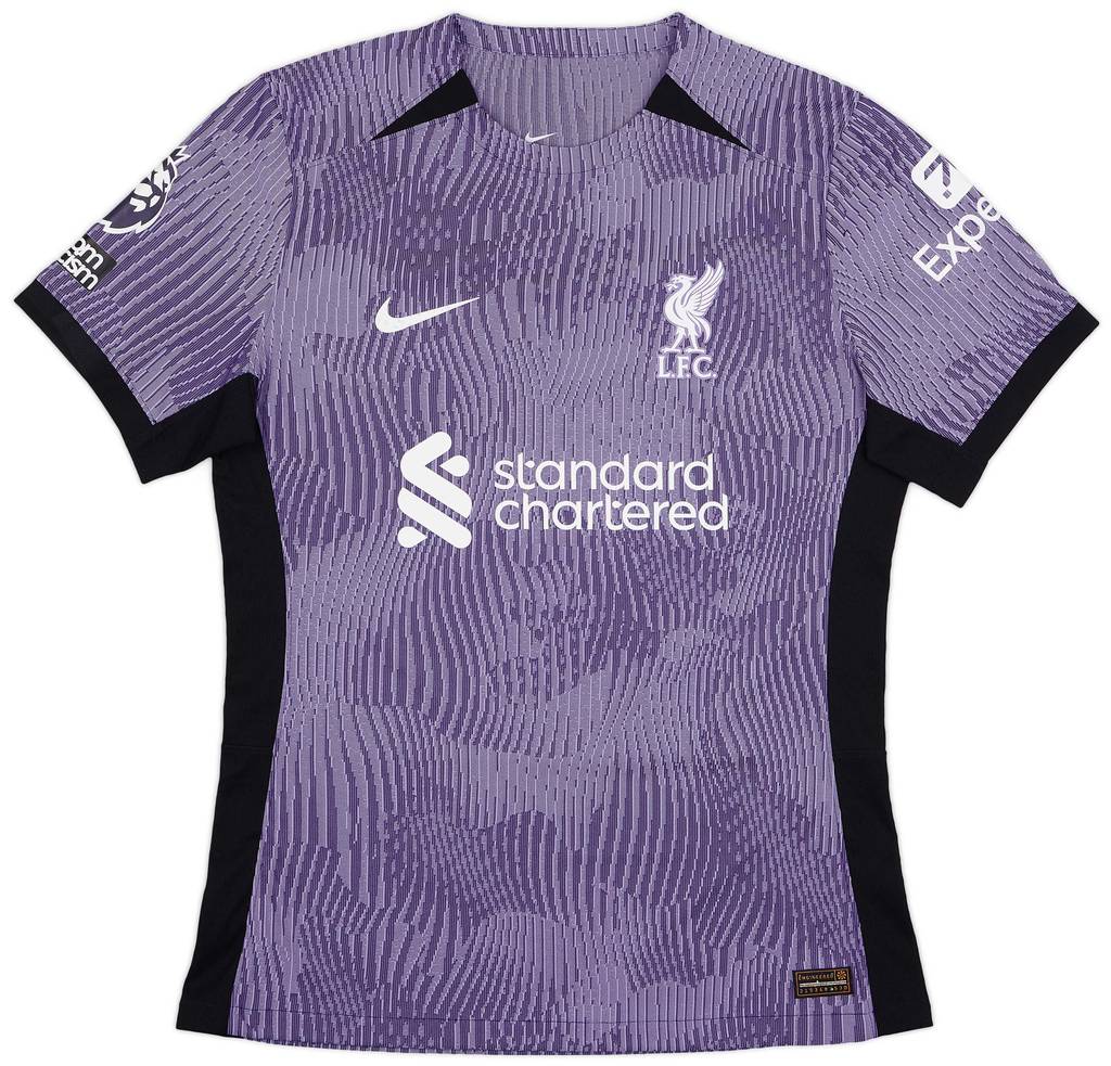 2023-24 Liverpool Match Issue Third Shirt Gakpo #18