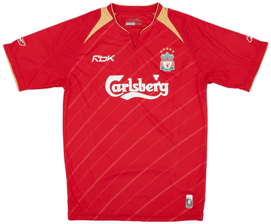 2005-06 Liverpool CL Home Shirt - 5/10 - (S)