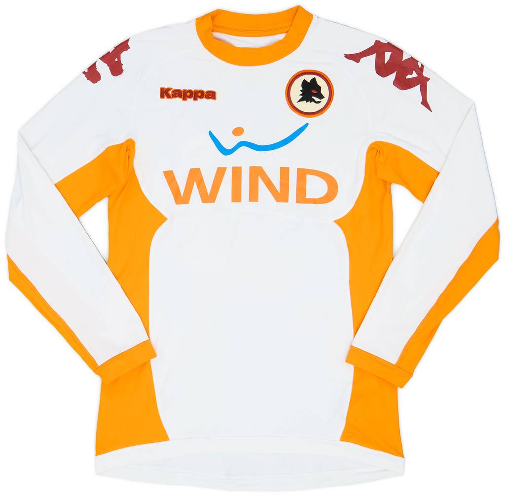 2010-11 Roma Away L/S Shirt #21 - 8/10 - (M)