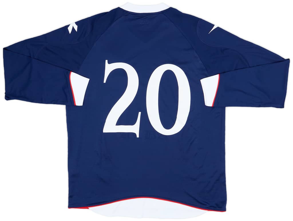 2008-09 Scotland Home L/S Shirt #20 - 9/10 - (XXL)