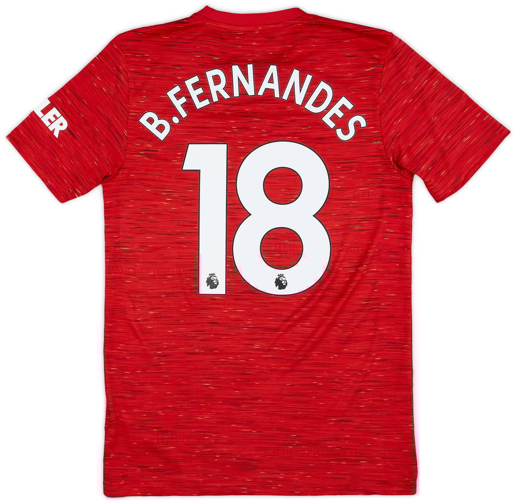 2020-21 Manchester United Home Shirt B.Fernandes #18 - 9/10 - (S)