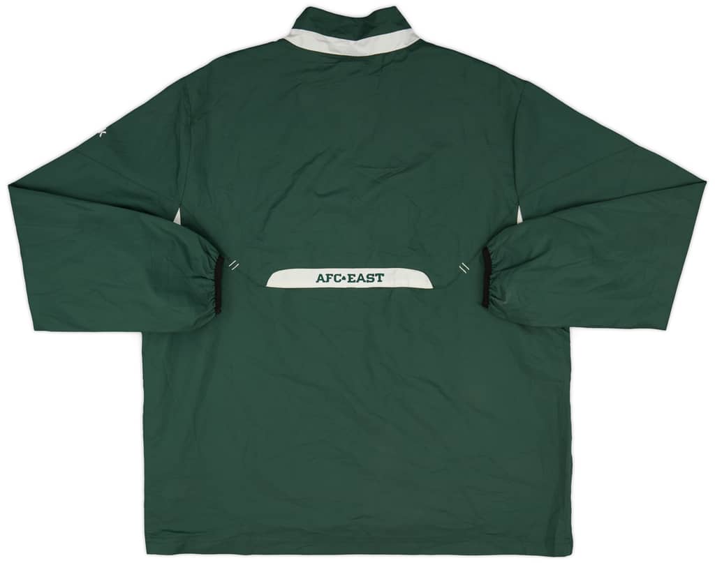 2008-11 New York Jets Reebok 1/4 Zip Windbreaker Jacket - 9/10 - (M)