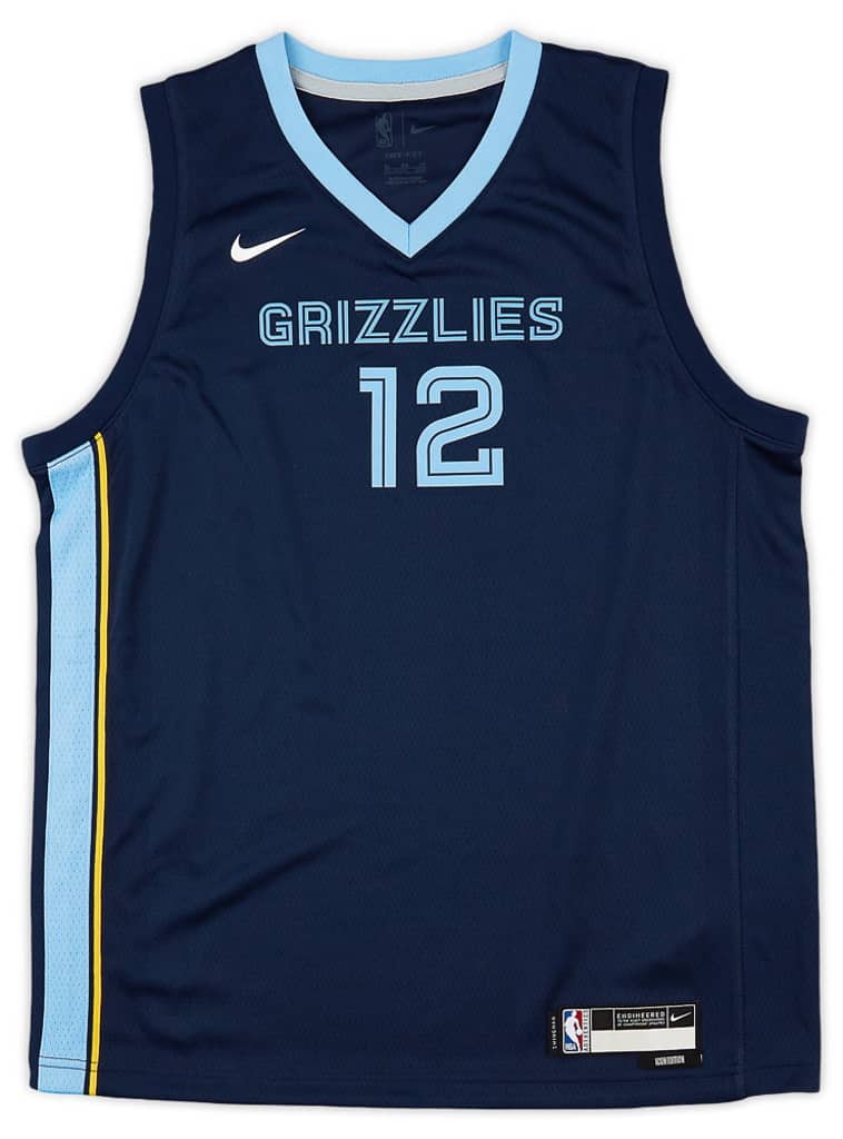 2019-23 Memphis Grizzlies Morant #12 Nike Swingman Jersey (Away) Y