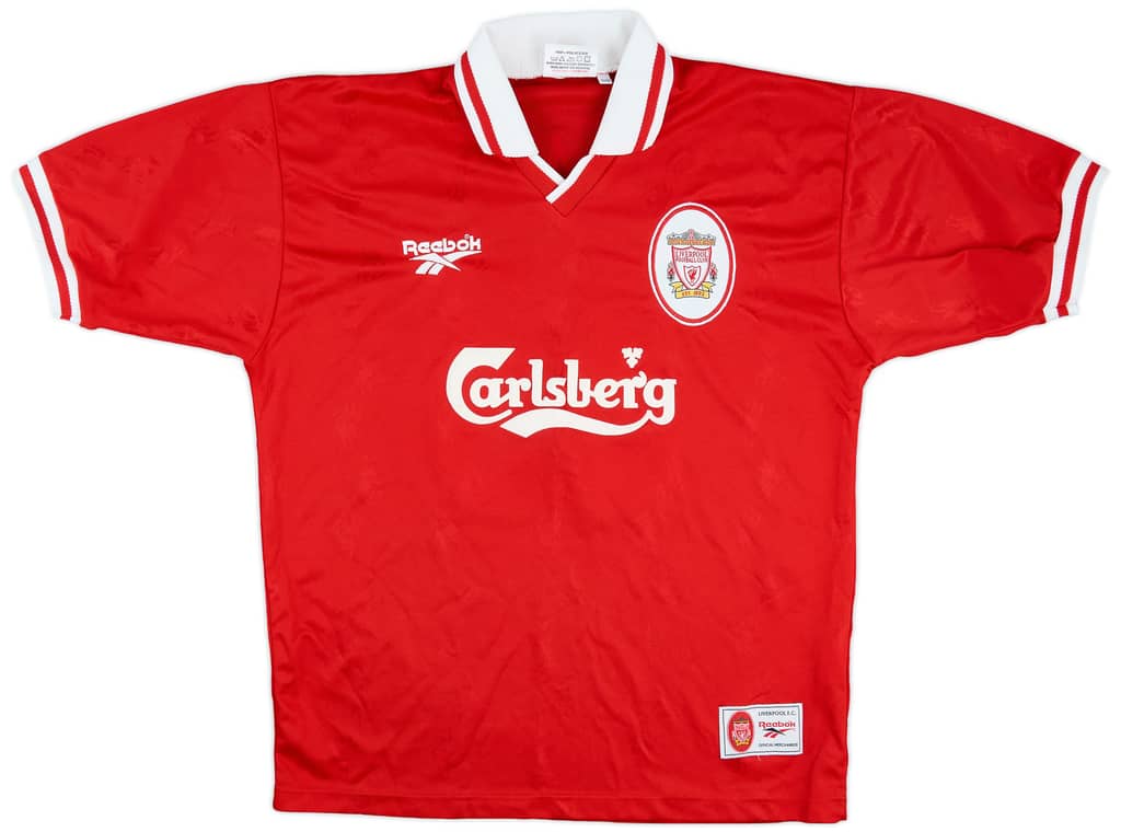 1996-98 Liverpool Home Shirt Carragher #23 - 9/10 - (L)