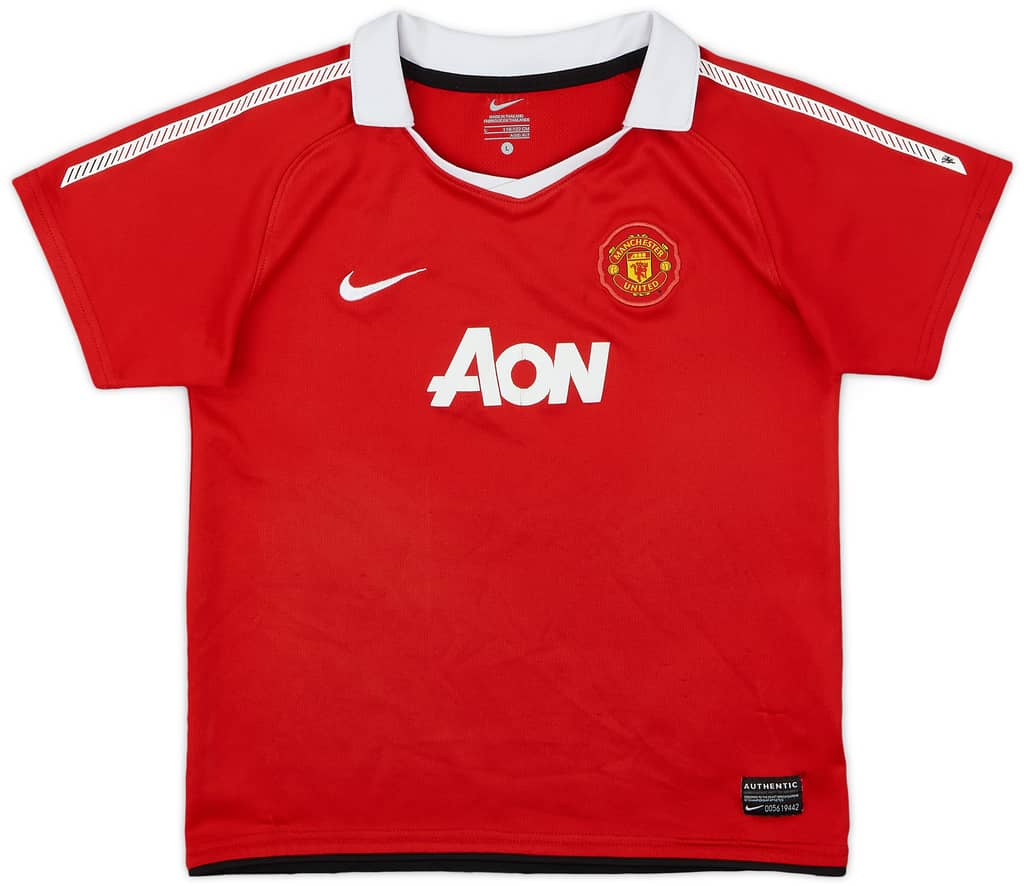 2010-11 Manchester United Home Shirt - 7/10 - (6-7 Years)