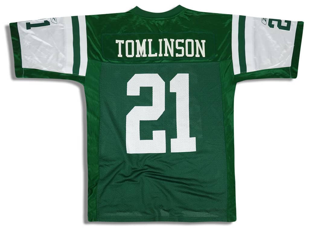 2010-11 New York Jets Tomlinson #21 Reebok On Field Jersey (Home) M