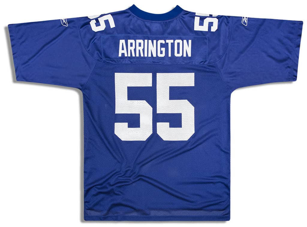 2006 New York Giants Arrington #55 Reebok On Field Jersey (Home) L