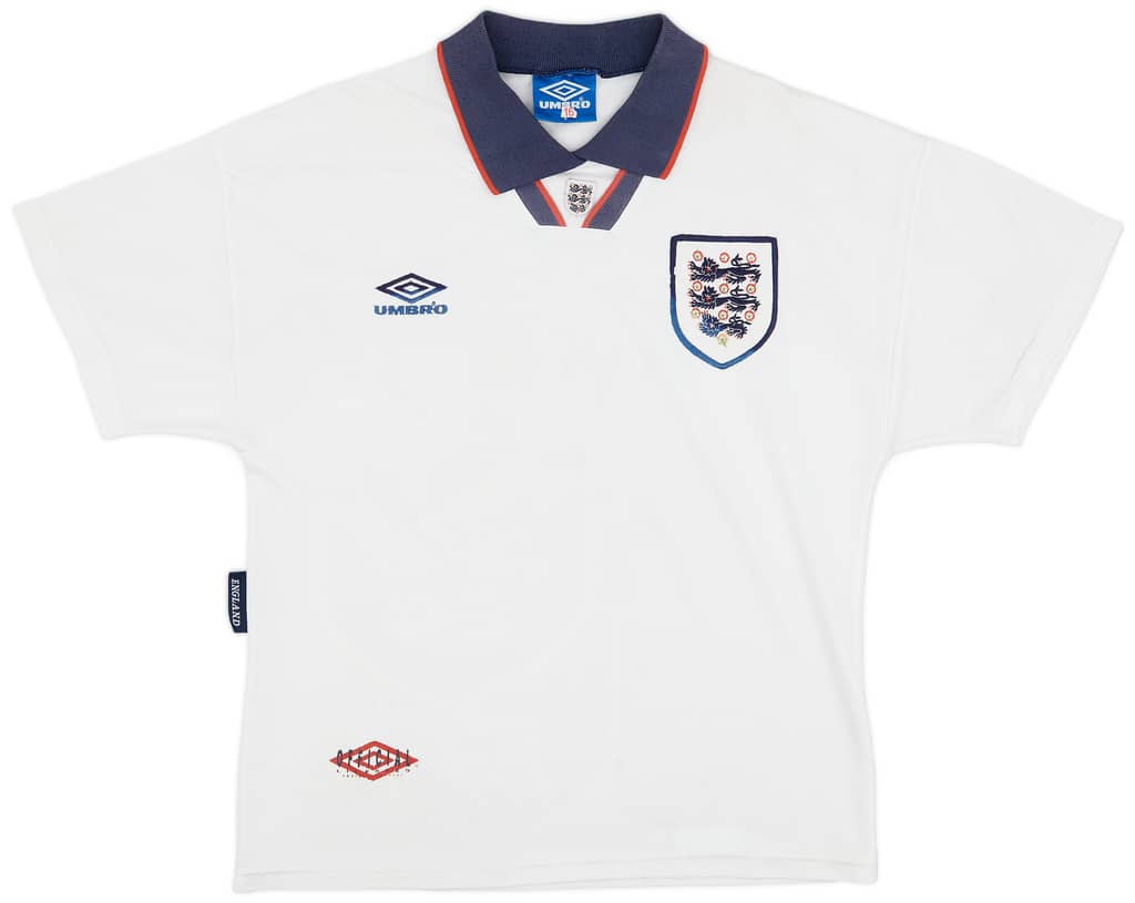 1993-95 England Home Shirt - 5/10 - (S)