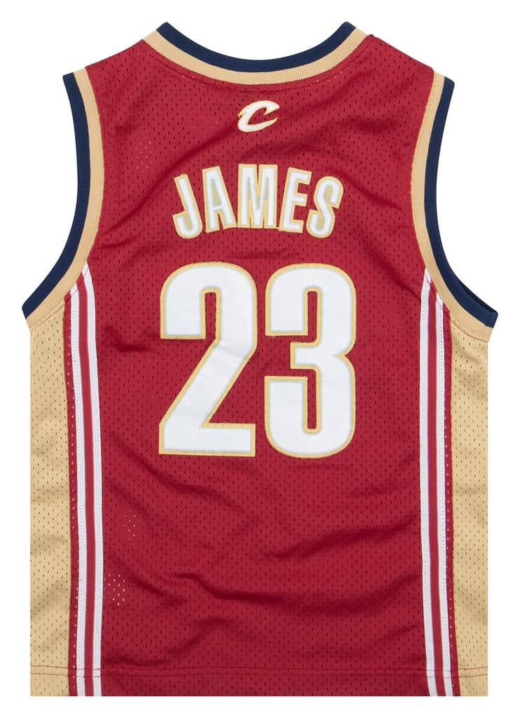 2003-04 Cleveland Cavaliers James #23 Nike Swingman Jersey (Away) Y