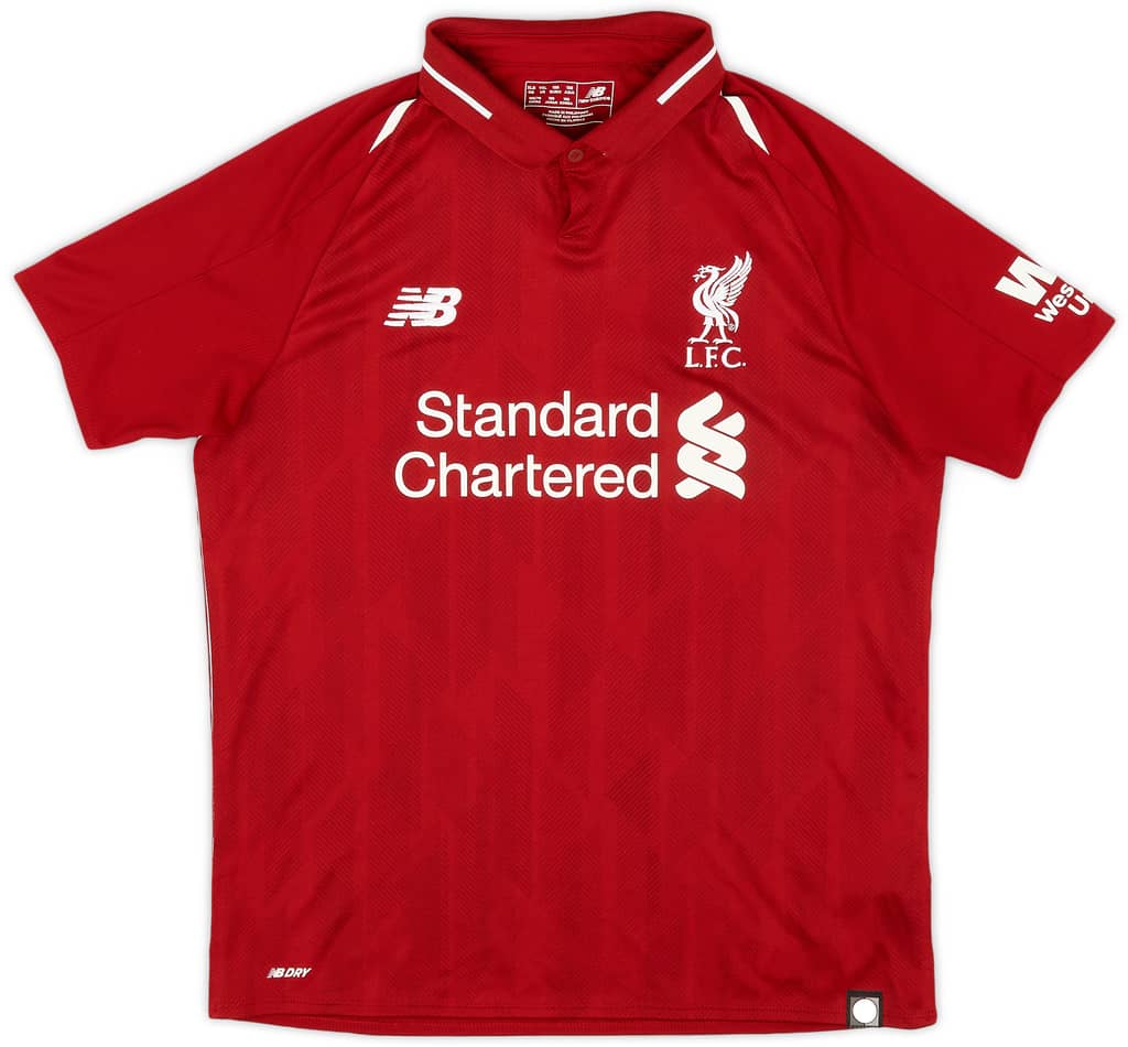 2018-19 Liverpool Home Shirt - 7/10 - (XL.Boys)