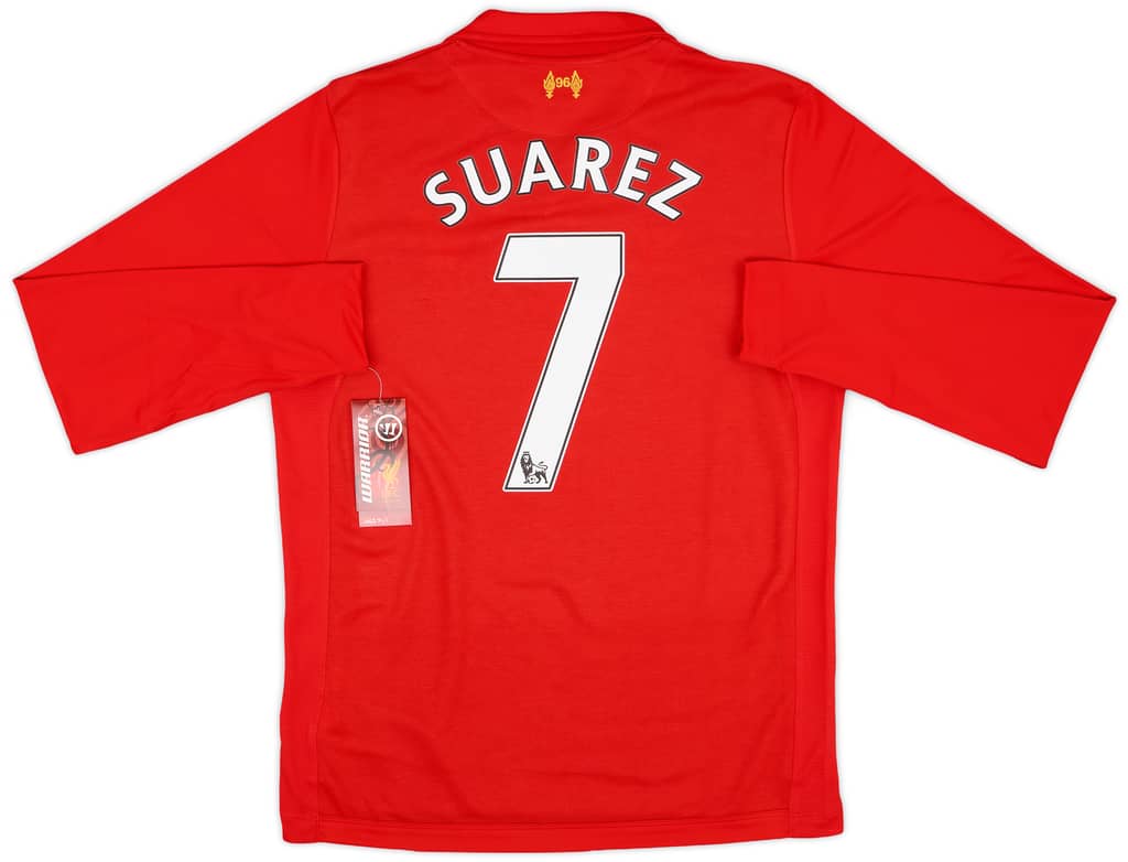 2012-13 Liverpool Home L/S Shirt Suarez #7 (S)