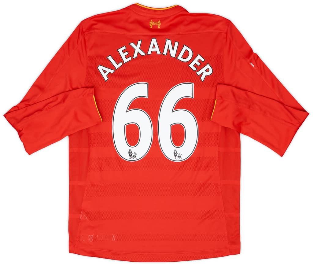 2016-17 Liverpool Home L/S Shirt Alexander #66 - 8/10 - (M)