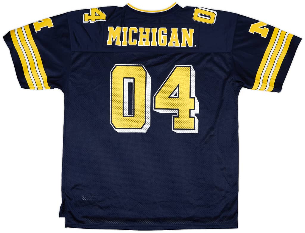 2004 Michigan Wolverines #04 Colosseum Home Jersey - 5/10 - (XXL)
