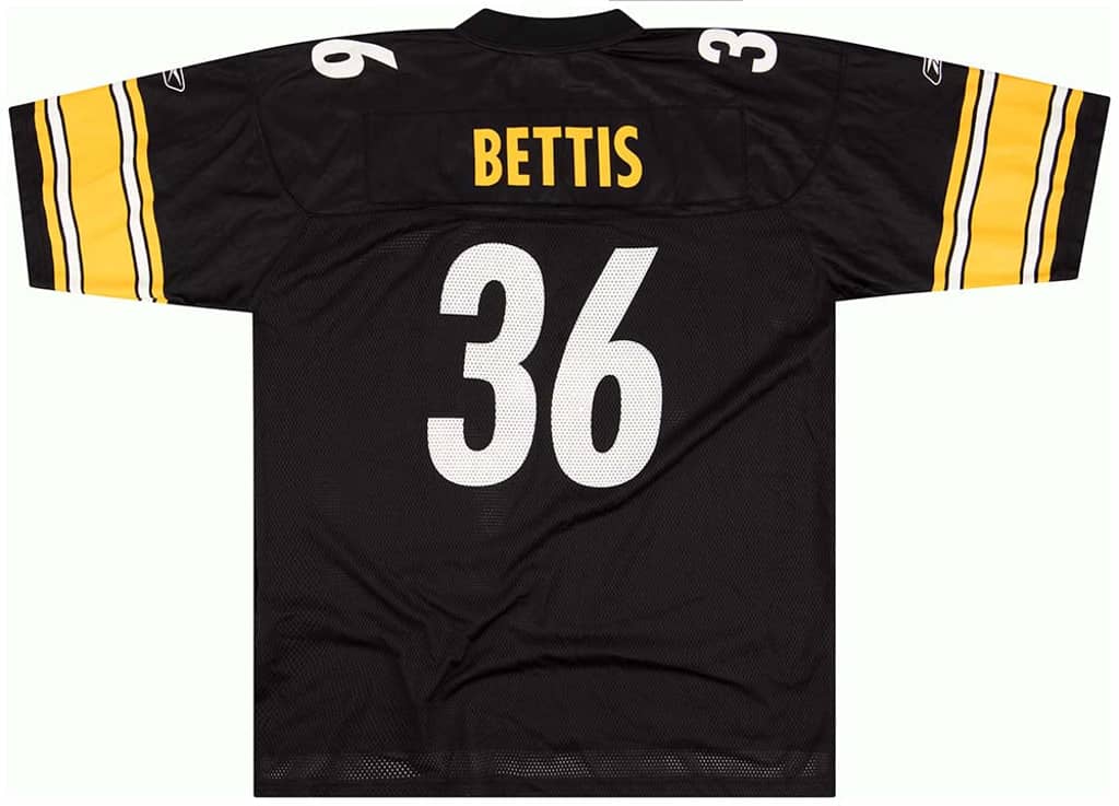 2005 Pittsburgh Steelers Bettis #36 Reebok On Field Jersey (Home) XL