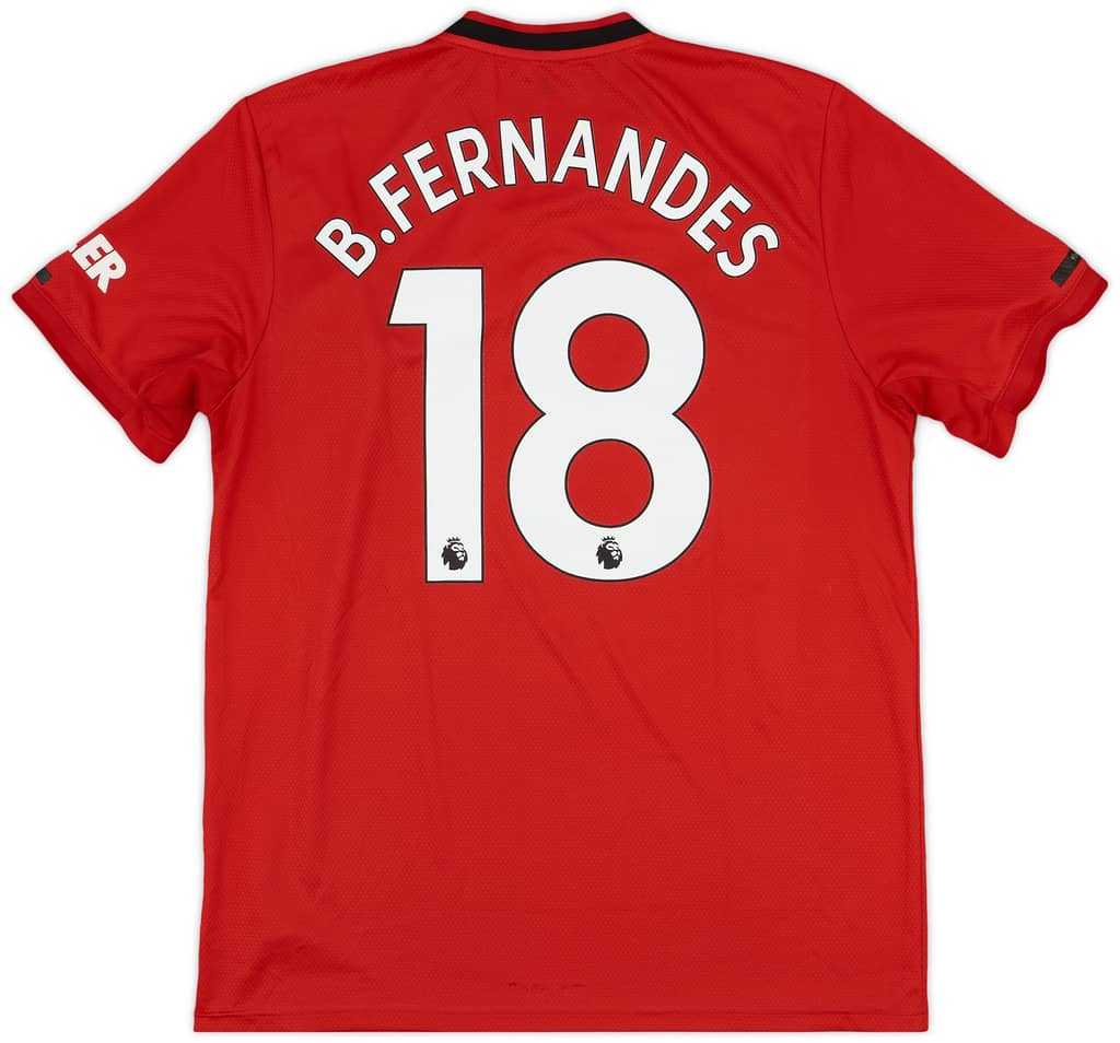 2019-20 Manchester United Home Shirt B.Fernandes #18 - 5/10 - (L)