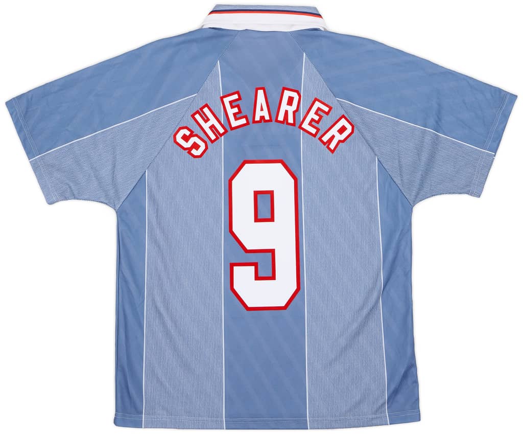 1996-97 England Away Shirt Shearer #9 - 9/10 - (M)