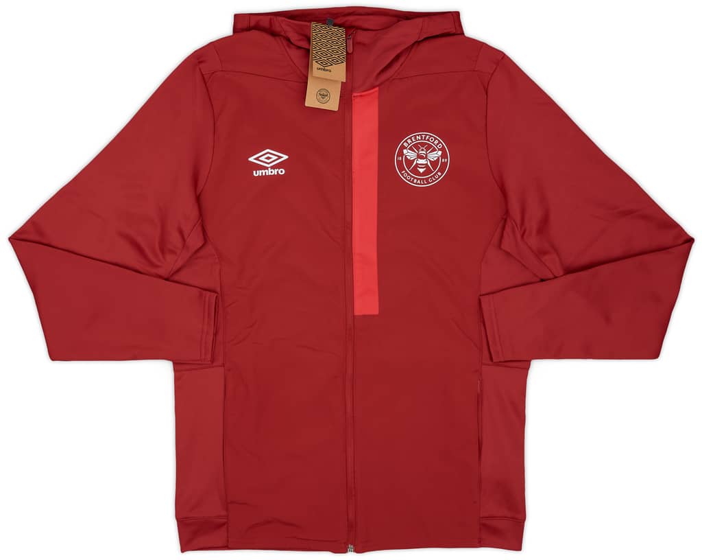 2020-21 Brentford Umbro Hooded Track Jacket (M)
