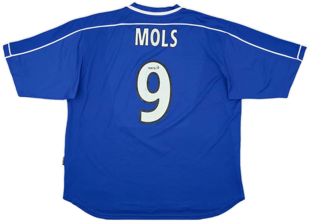 1999-01 Rangers Home Shirt Mols #9 - 7/10 - (XXL)