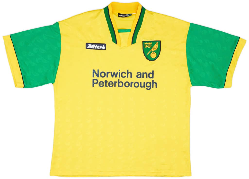 1996-97 Norwich Home Shirt - 8/10 - (XL)