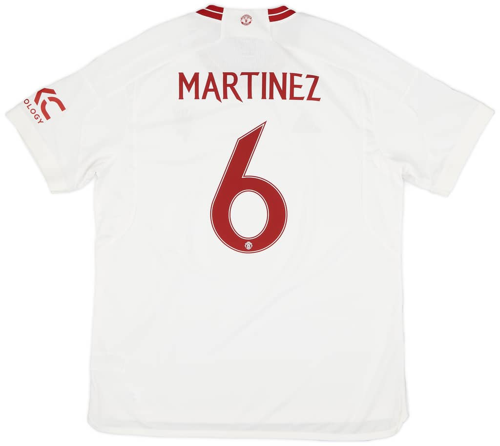 2023-24 Manchester United Third Shirt Martinez #6 (XL)