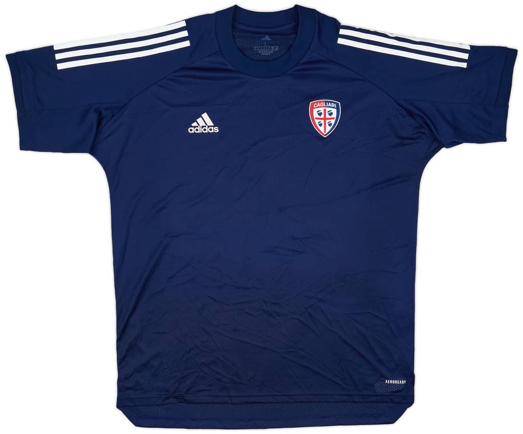 2019-20 Cagliari adidas Training Shirt - 9/10 - (L)