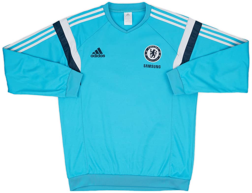 2014-15 Chelsea adidas Sweat Top - 7/10 - (L)