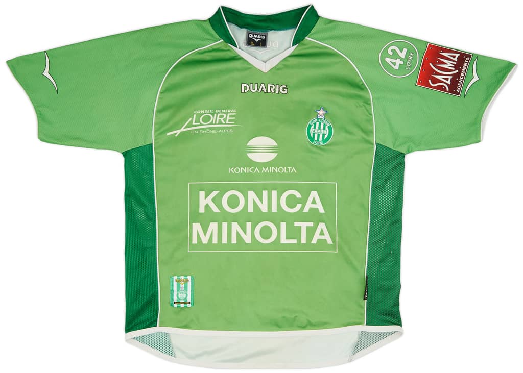 2004-05 Saint Etienne Home Shirt Sable #27 - 5/10 - (L)