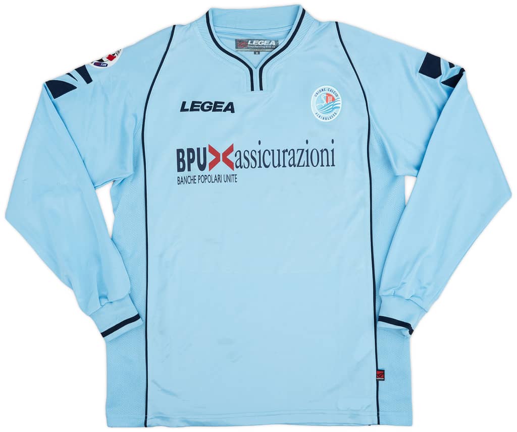 2005-06 AlbinoLeffe Home L/S Shirt - 6/10 - (M)
