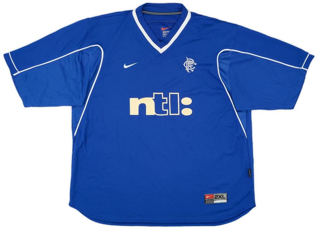 1999-01 Rangers Home Shirt - 8/10 - (XXL)