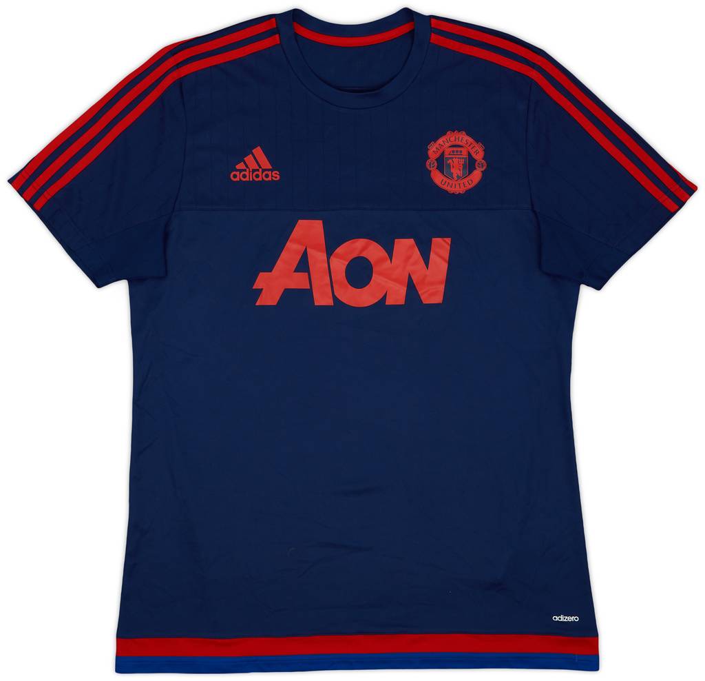 2015-16 Manchester United adizero Training Shirt - 7/10 - (L)