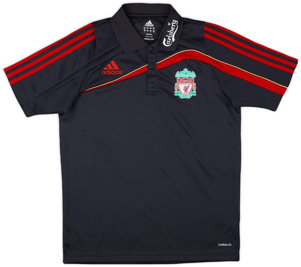 2009-10 Liverpool adidas Polo Shirt - 10/10 - (S)