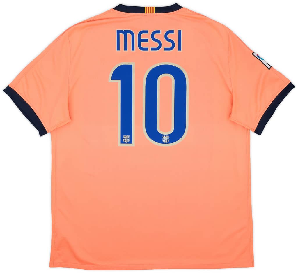 2009-10 Barcelona Away Shirt Messi #10 - 7/10 - (XL)
