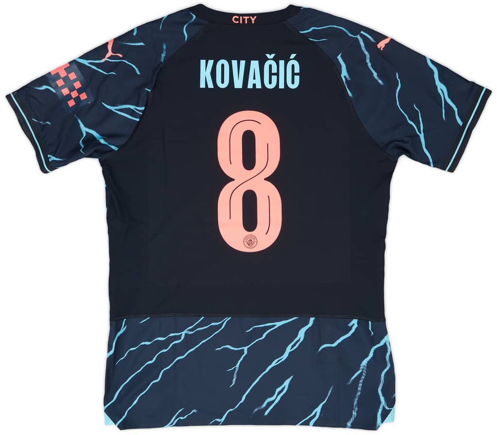 2023-24 Manchester City Match Issue FA Cup Third Shirt Kovacic #8